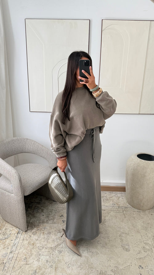 Jupe Longue I Gris