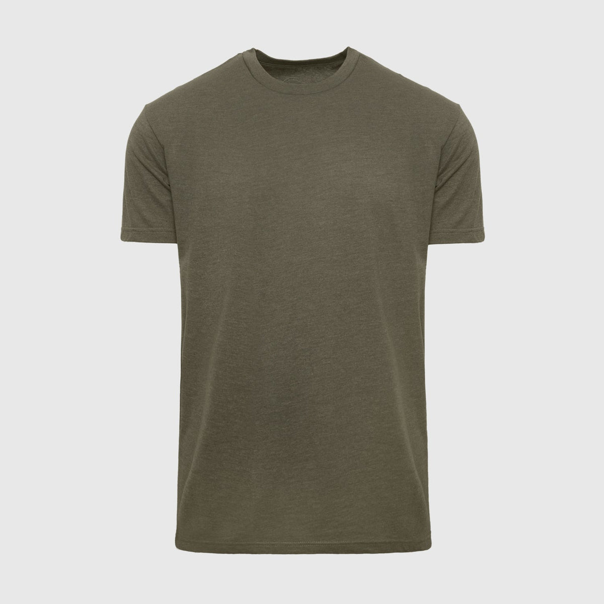 Heather Military Green Classic Crew Neck