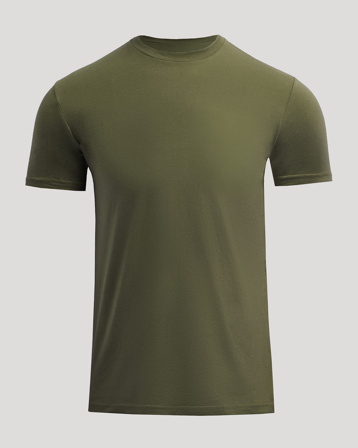 Military Green Classic Crew Neck