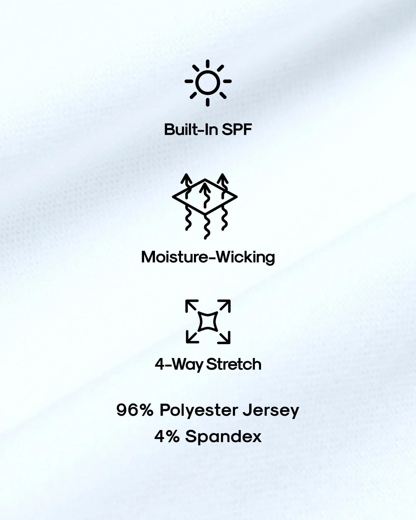 All White Active Crew Neck 3-Pack