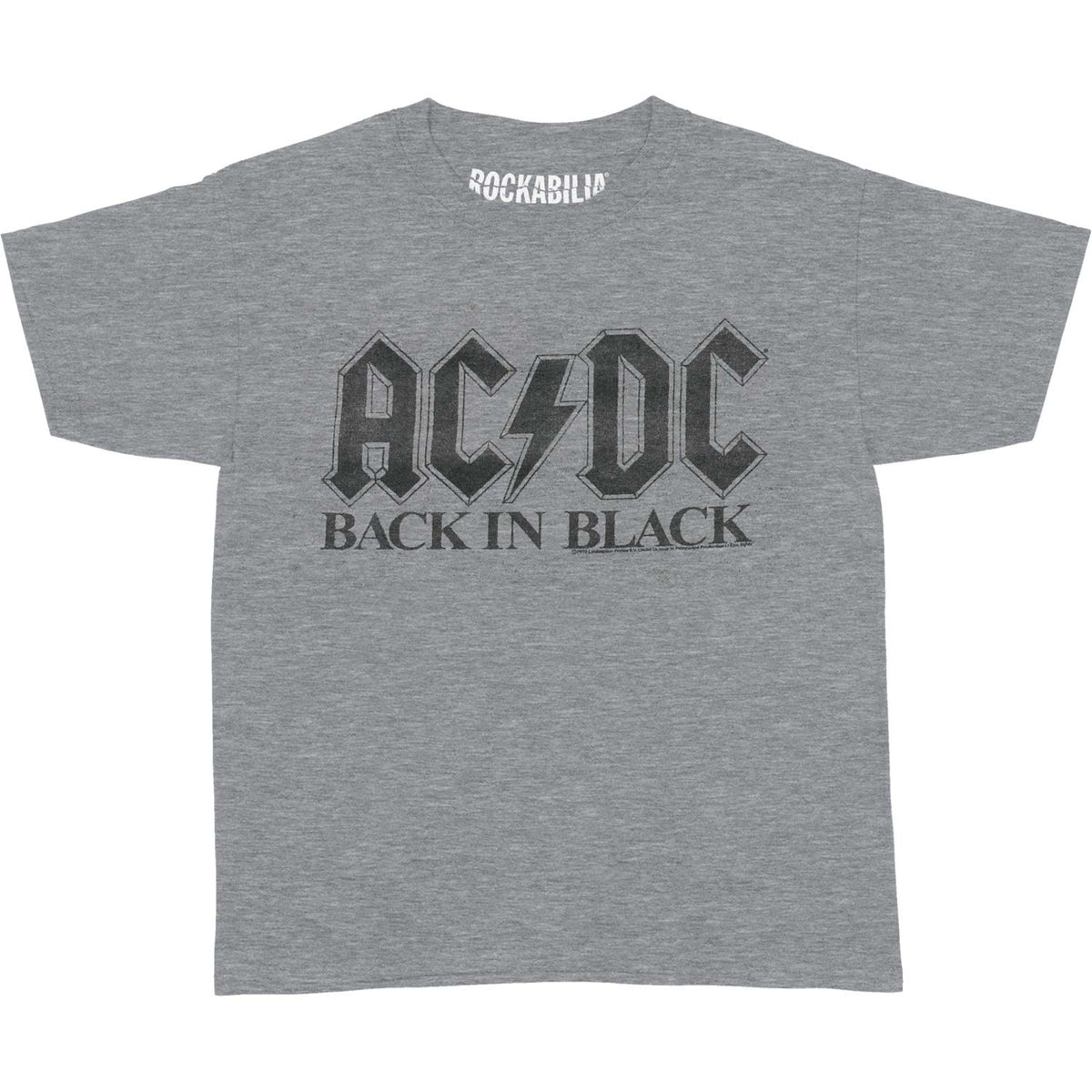 AC/DC Bib In Black Kids Childrens T-shirt