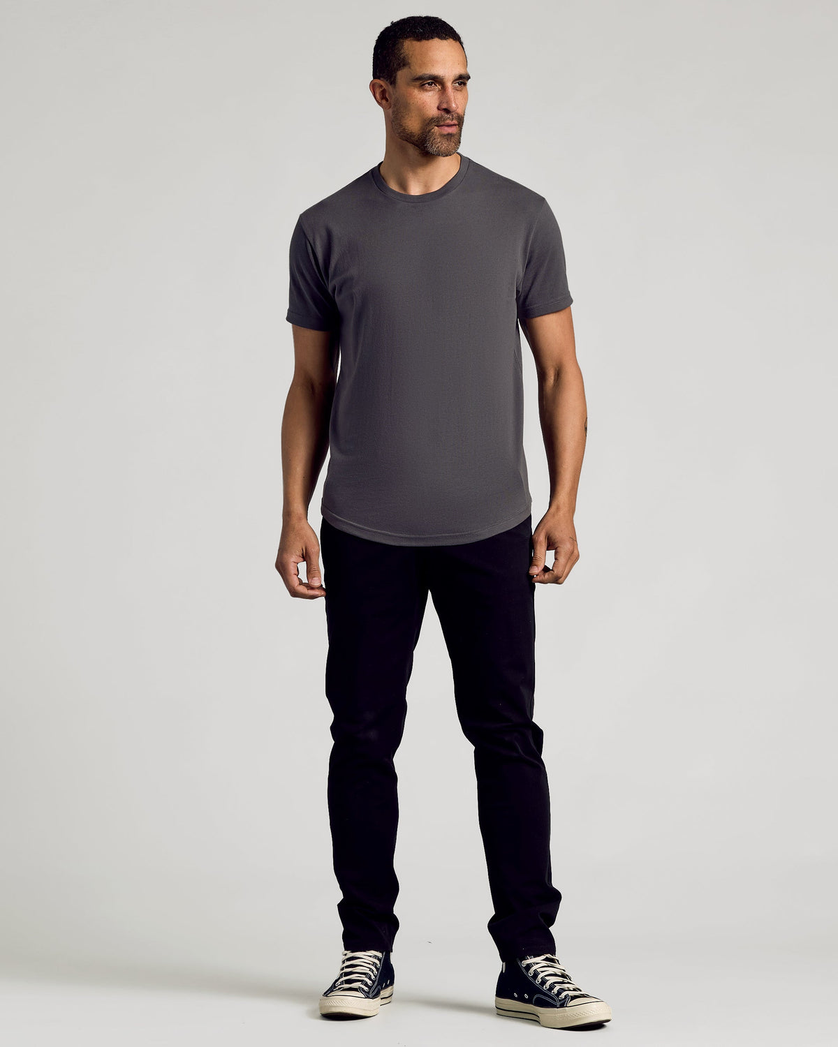Classic Curved Hem Crew Neck 6-Pack