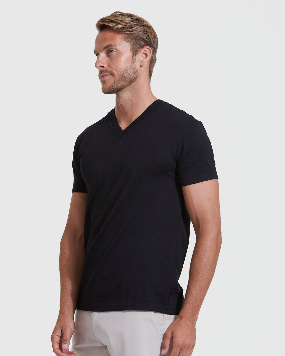 Black Classic V-Neck 6-Pack