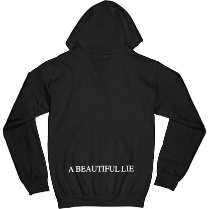 30 Seconds To Mars Skull Zipper Hoodie Zippered Hooded Sweatshirt