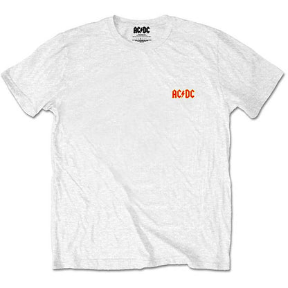 AC/DC Logo (Back Print/Retail Pack) Slim Fit T-shirt