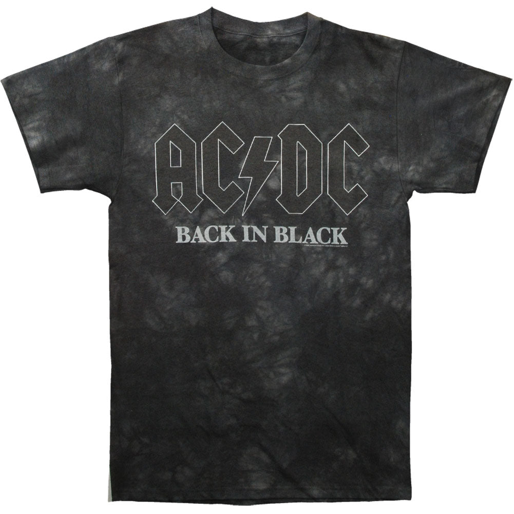 AC/DC Back In Black Tie Dye T-shirt