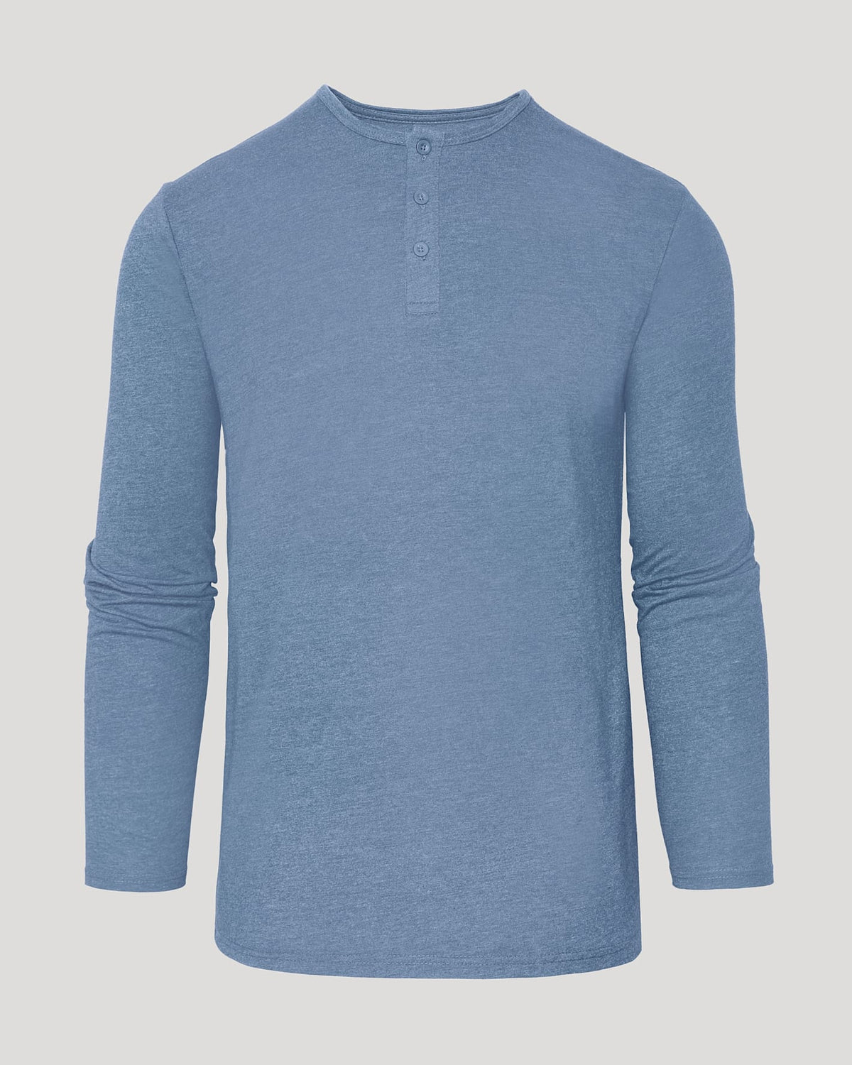 Dark Heather Vintage Navy Classic Long Sleeve Henley