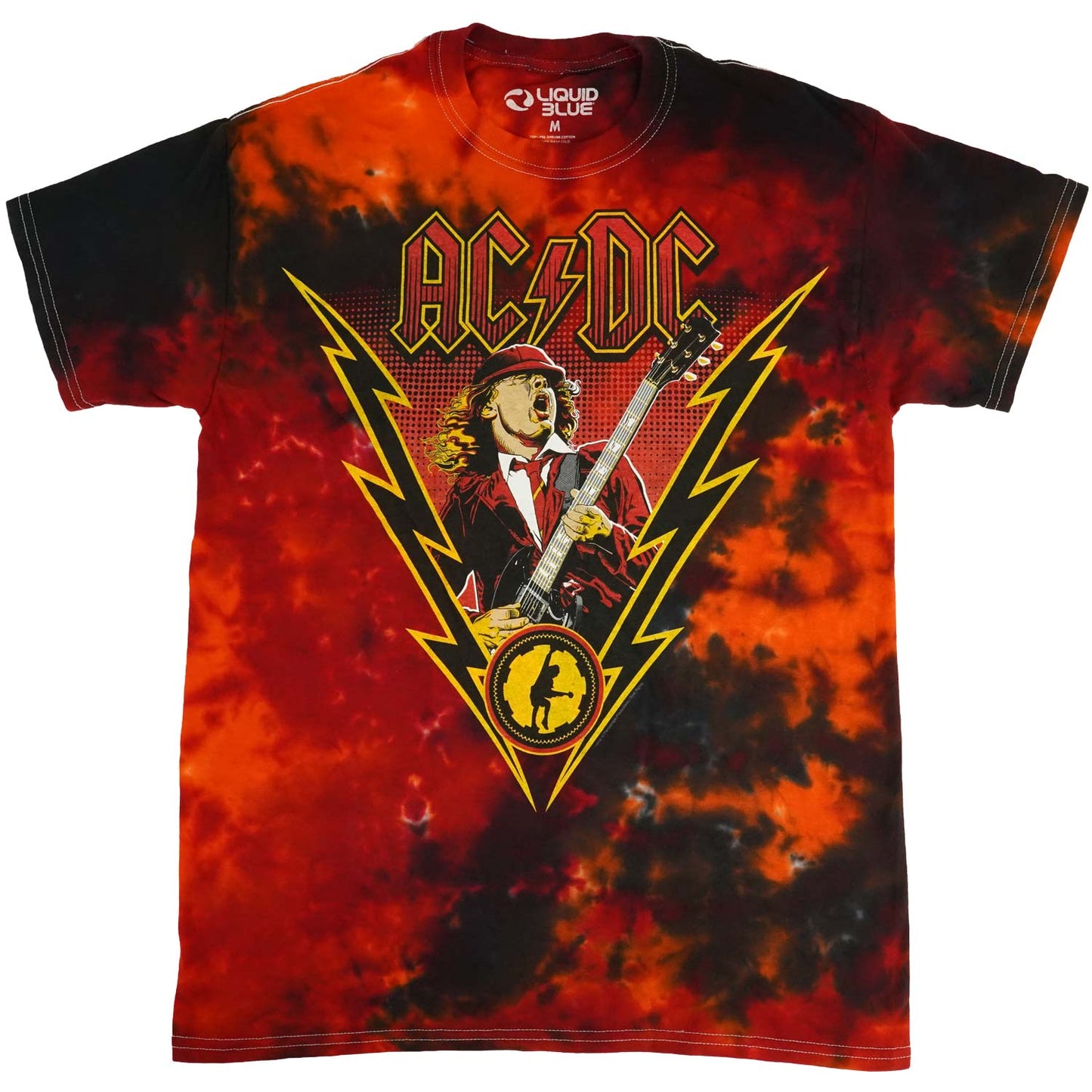 AC/DC Angus Art Tie Dye T-shirt