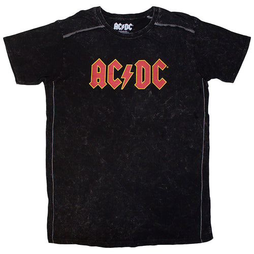 AC/DC Logo (Snow Wash) Vintage T-shirt