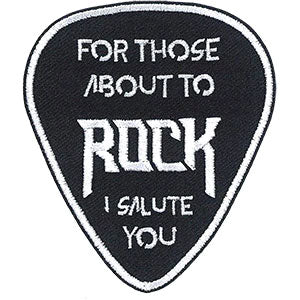 AC/DC I Salute You Embroidered Patch