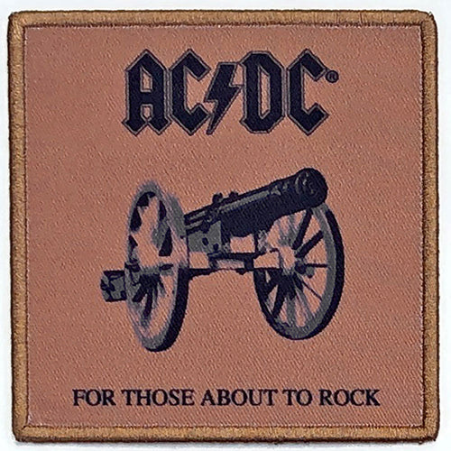 AC/DC For Those About To Rock We Salute You Woven Patch