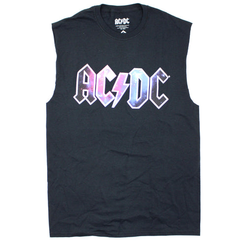 AC/DC Galaxy Filled Logo Mens Tank