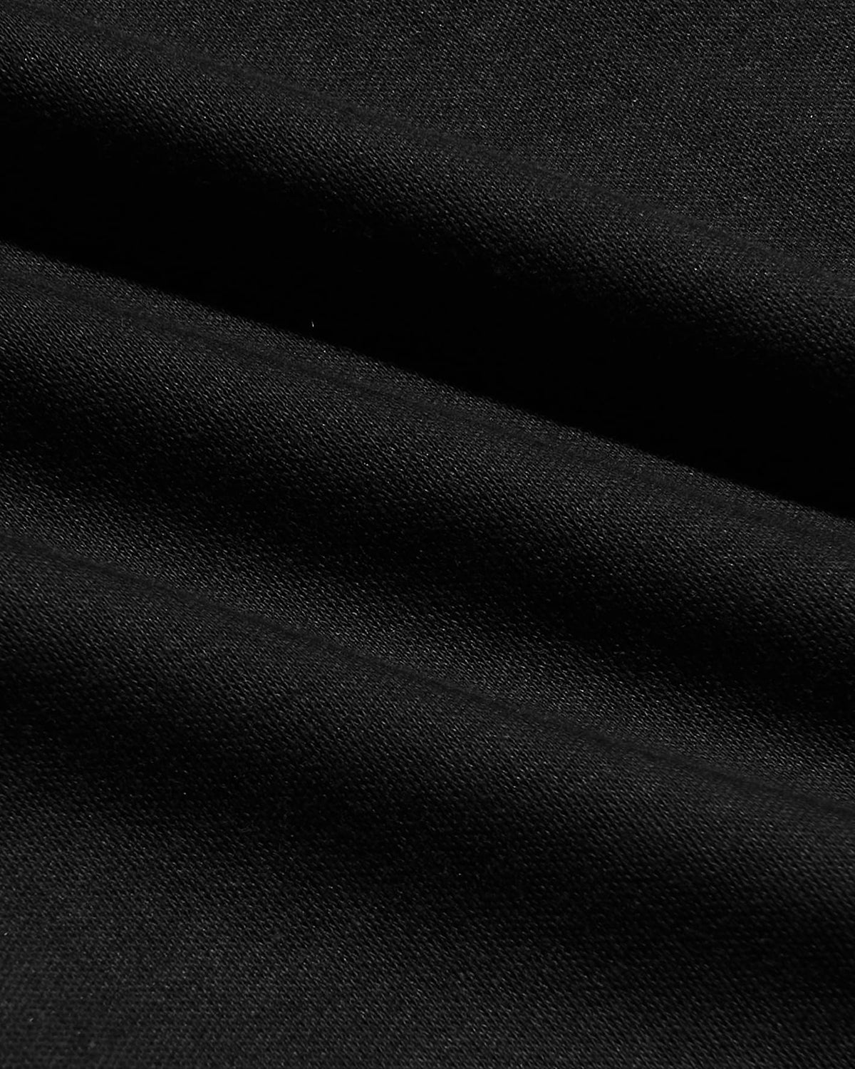 Black Tall Pima Cotton Blend Crew