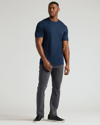 Tall Pima Cotton Blend Crew 4-Pack