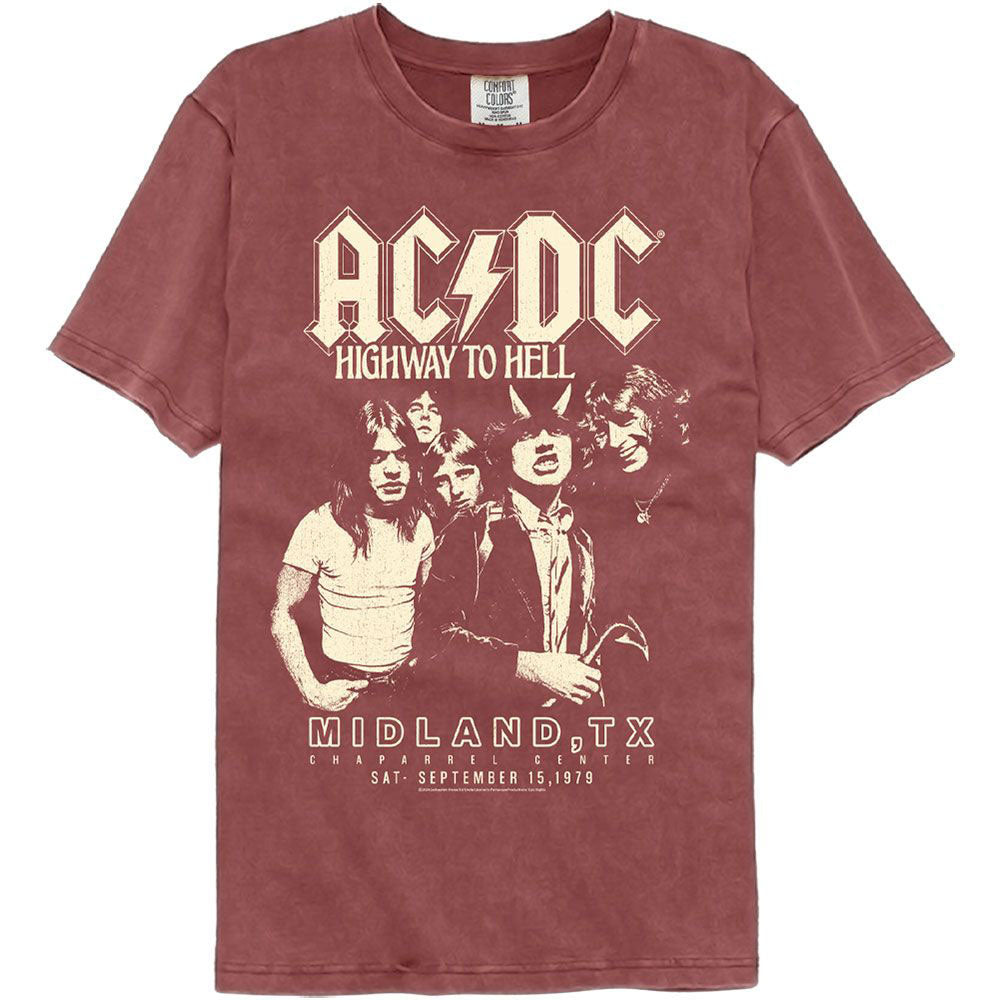 AC/DC AC/DC Hth Texas Comfort Color T-shirt