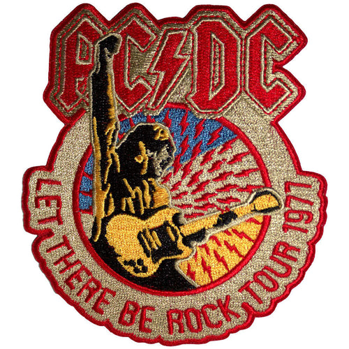AC/DC Let There Be Rock Tour 1977 Woven Patch