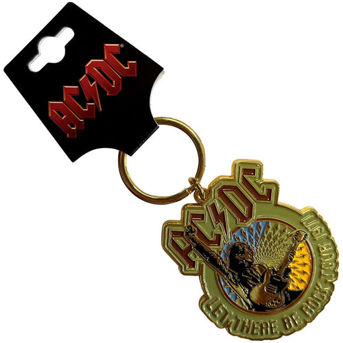 AC/DC Let There Be Rock Tour '77 Metal Key Chain