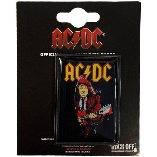 AC/DC Angus Pewter Pin Badge