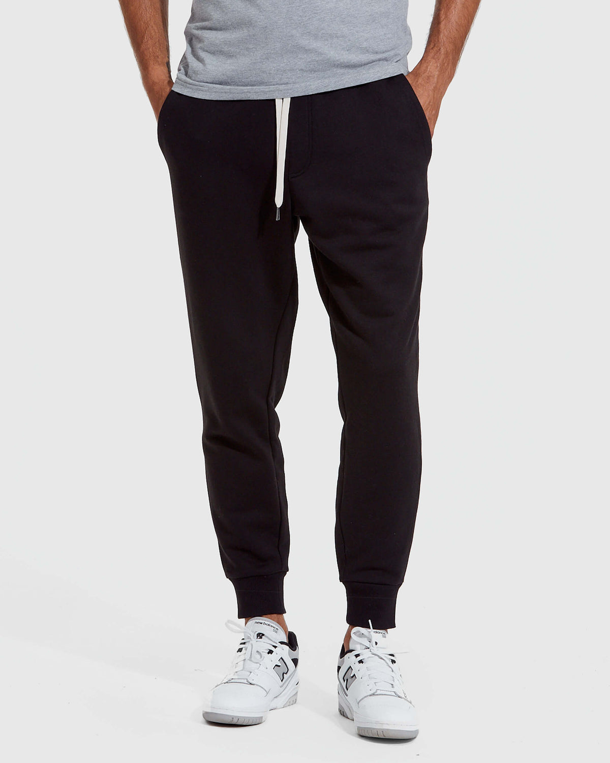 Black Quarter Zip Fleece Sweatshirt & Jogger 2-Pack