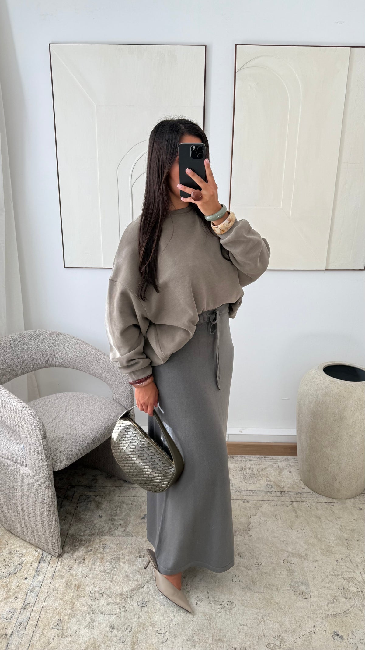 Jupe Longue I Gris