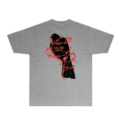 Gallery Dept T Shirt Retro Printed Loose Short-Sleeved Shirt