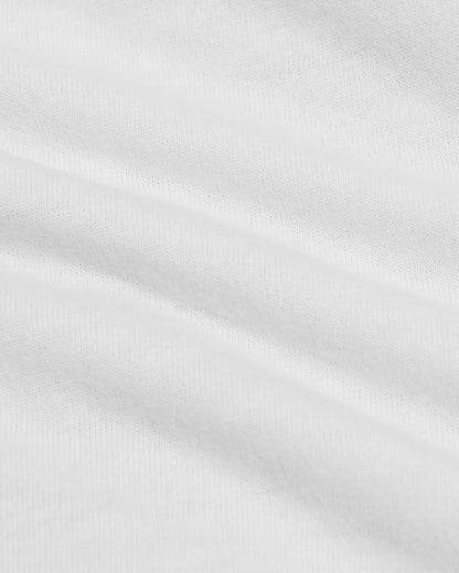 White Short Classic Crew Neck