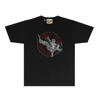 Gallery Dept T Shirt Retro Printed Loose Short-Sleeved Shirt
