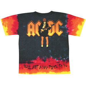 AC/DC Hell Tie Dye T-shirt