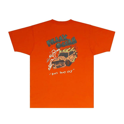 Gallery Dept T Shirt Retro Printed Loose Short-Sleeved Shirt