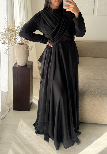 Robe Turquie Col Croise I Noir