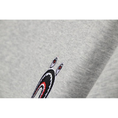 Bathing Ape Sweatshirts Winter Men and Women Shark Logo Print round-Neck Pullover