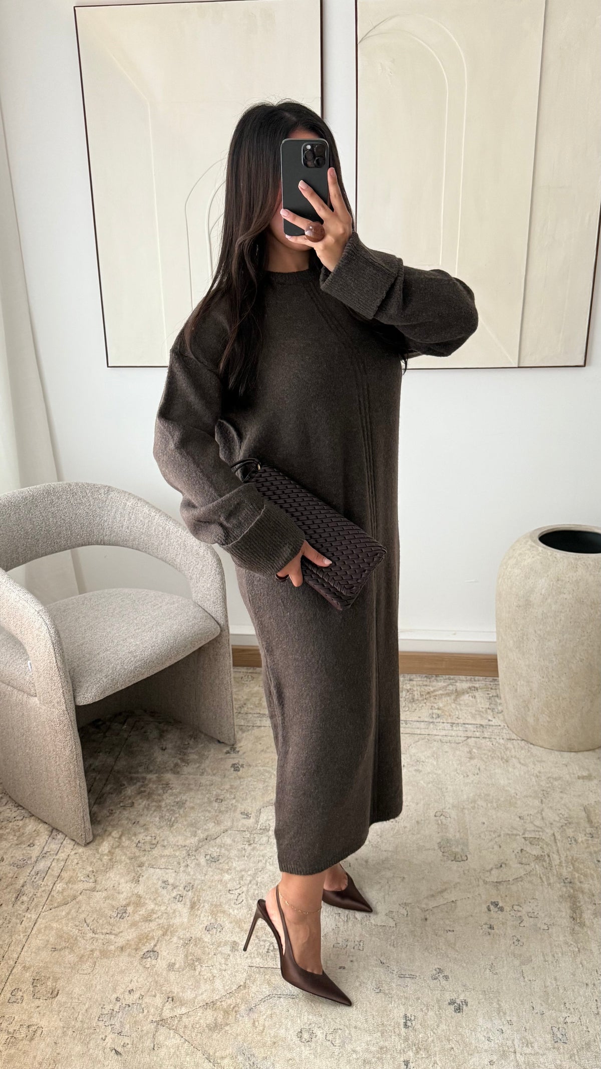 Robe Pull I Chocolat