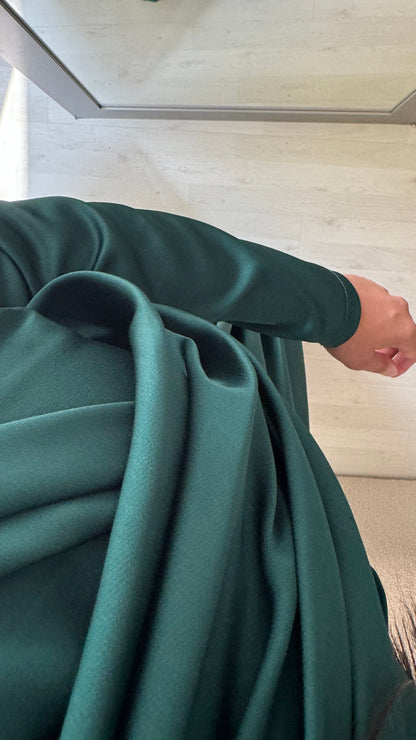 Robe Turquie Col Croise I Vert Emeraude