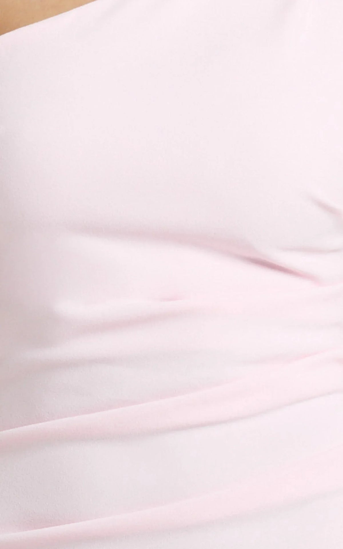 Criselda Maxi Dress - One Shoulder Maxi Dress in Pink