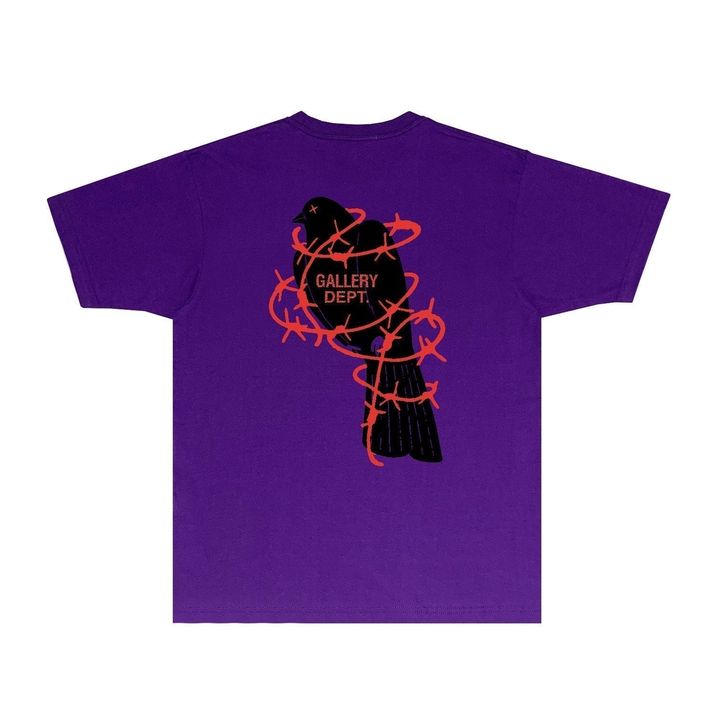Gallery Dept T Shirt Retro Printed Loose Short-Sleeved Shirt