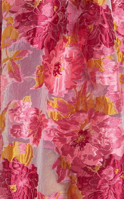Brailey Midi Dress - Aline Corset Detail Dress in Light Pink