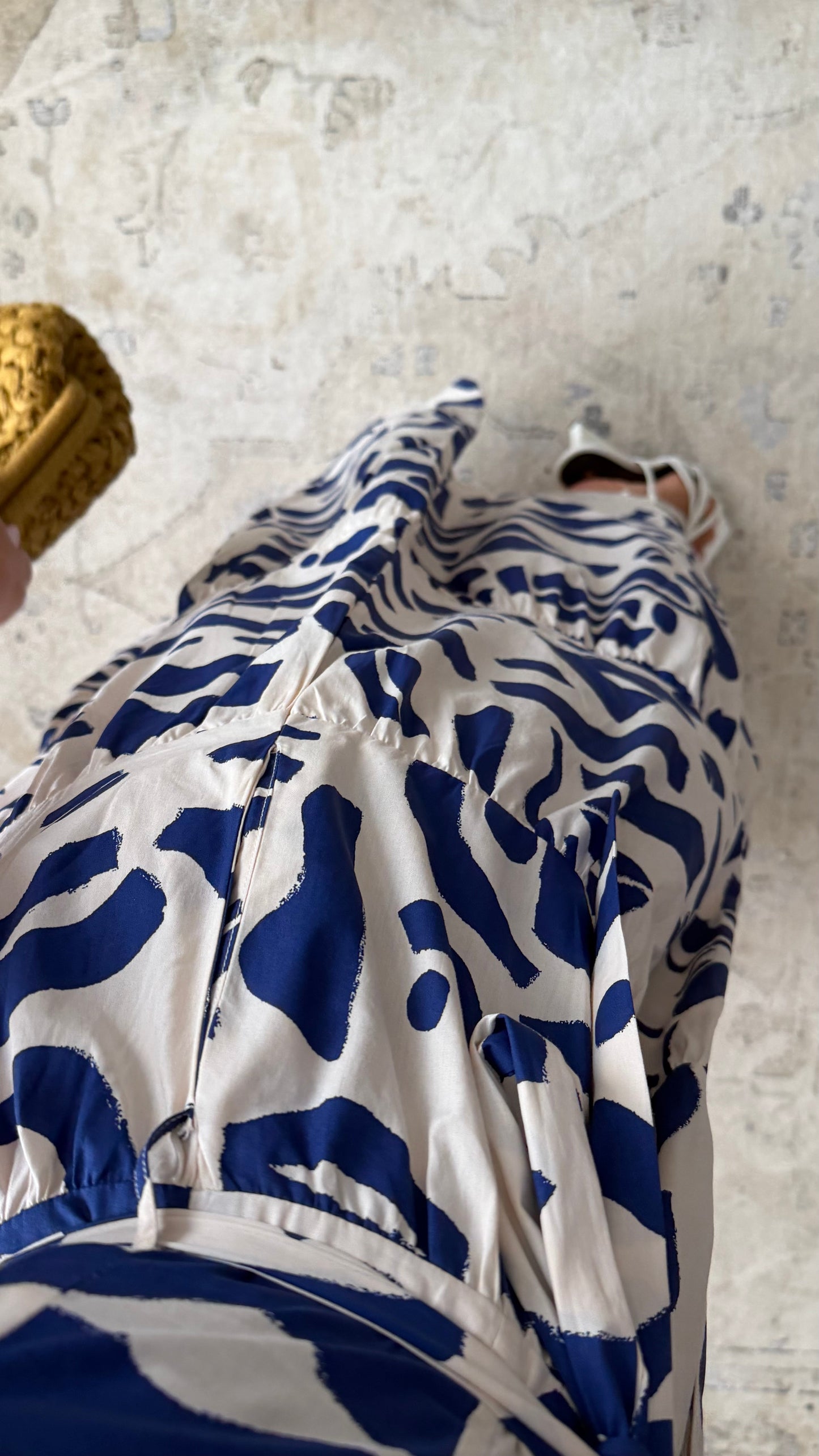 Robe Popeline De Coton A Motifs 100 Coton I Bleu