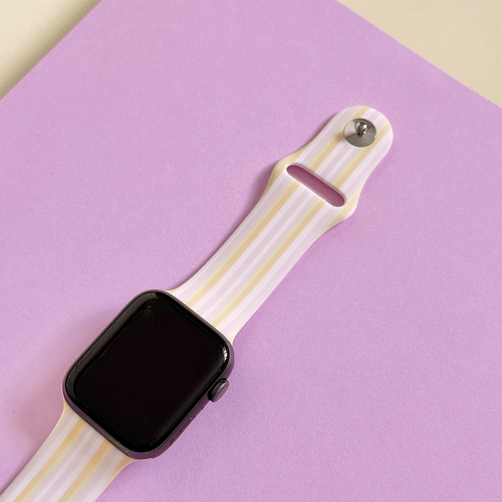 Pastel Stripes Apple Watch Strap