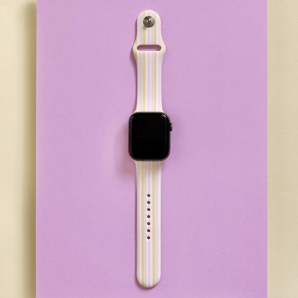 Pastel Stripes Apple Watch Strap