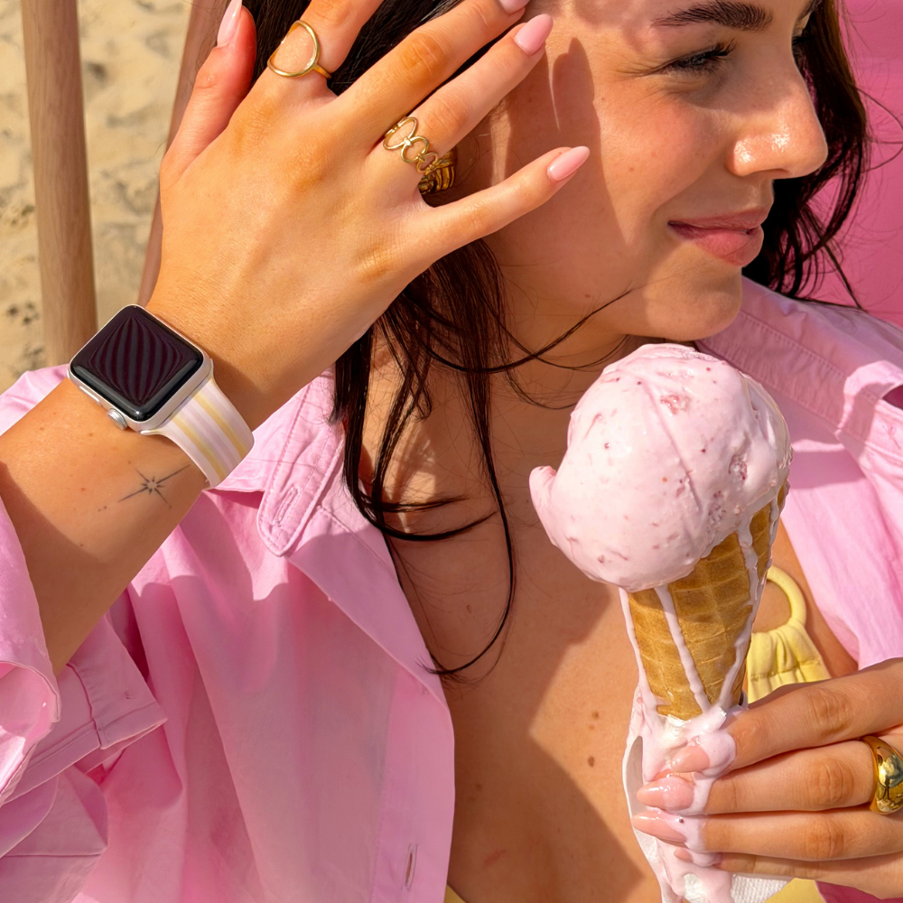 Pastel Stripes Apple Watch Strap