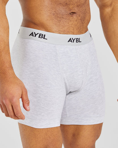 Essential Boxer Brief (3 pack) - Black/White/Grey