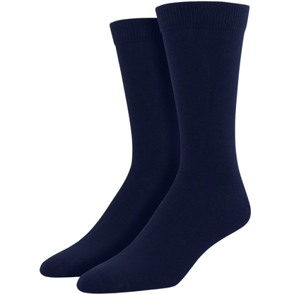 1 Pair Bamboo Derived Loose Top Socks Diabetic Style Comfort Circulation Navy