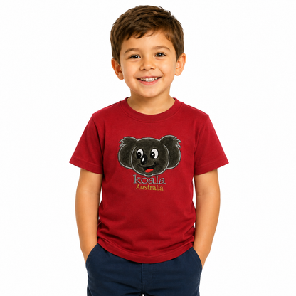 10X Kids Koala Australia T Shirt Bulk Pack Red 100 Cotton Childrens Souvenir Gift Top