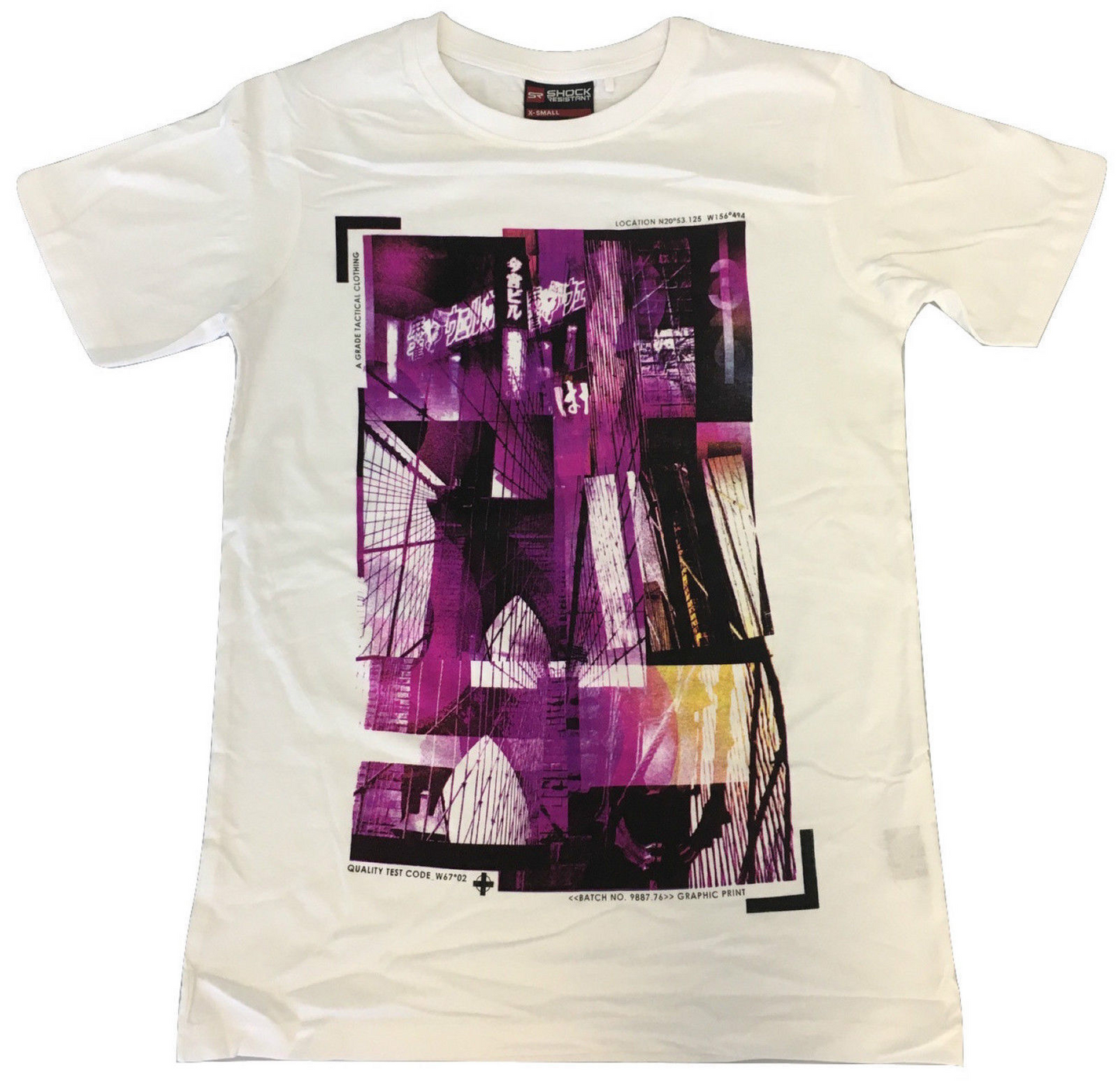 100 Cotton T Shirt With Print Design Slim Fit Basic Tee Top Xs Xxl