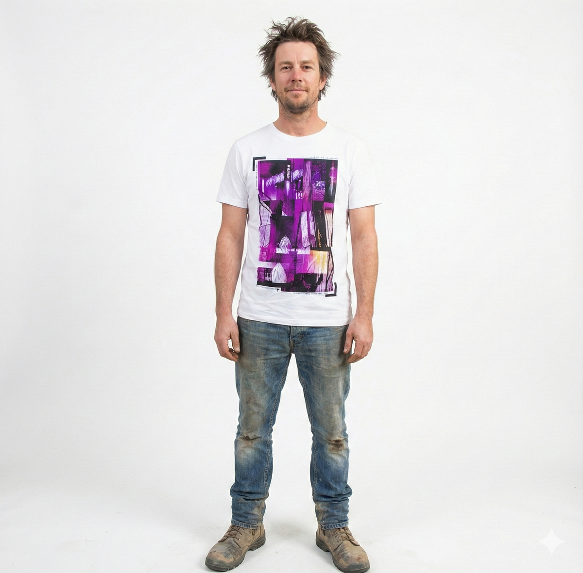 100 Cotton T Shirt With Print Design Slim Fit Basic Tee Top Xs Xxl