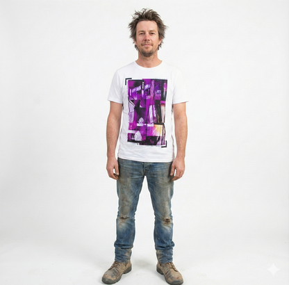 100 Cotton T Shirt With Print Design Slim Fit Basic Tee Top Xs Xxl