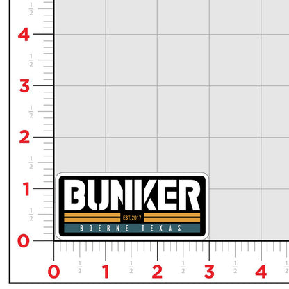 Bunker Stencil Sticker