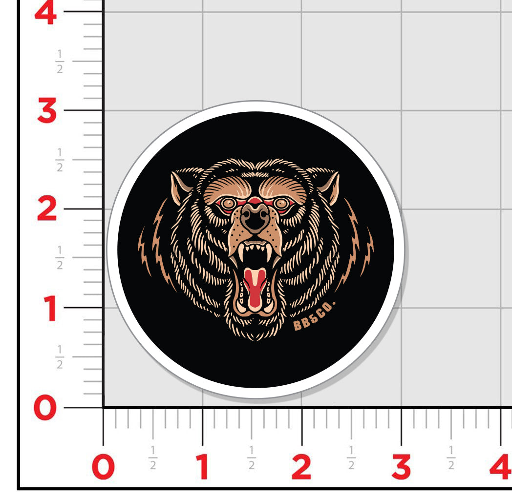 Bunker Bear Sticker