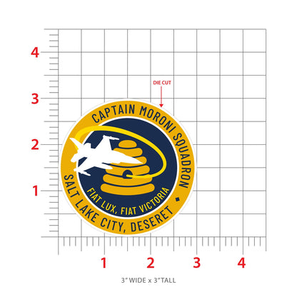 Captain Moroni Squadron Sticker