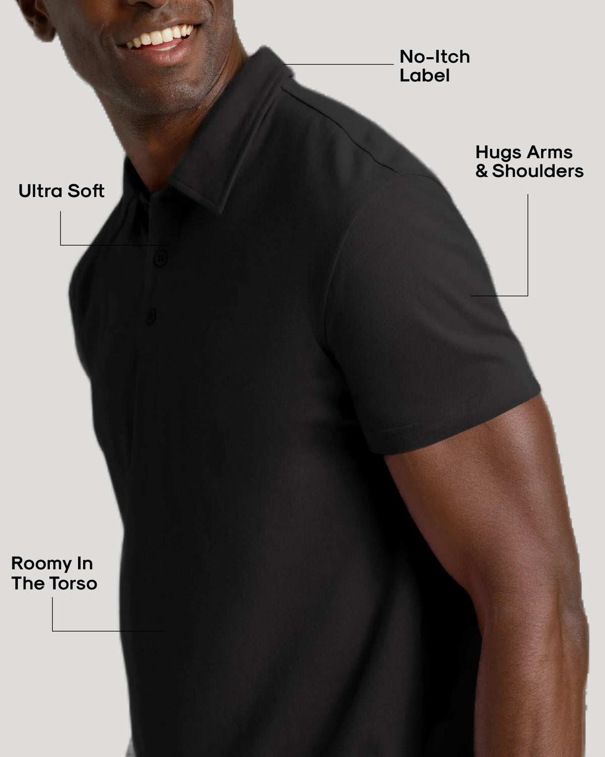 Black Classic Polo